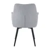 Silla Giratoria Lusso - Tela Rústica - W83 (Gris) en Gris - Butacas, banquetas y puffs, Uruguay | NYR, vista 4 de 5