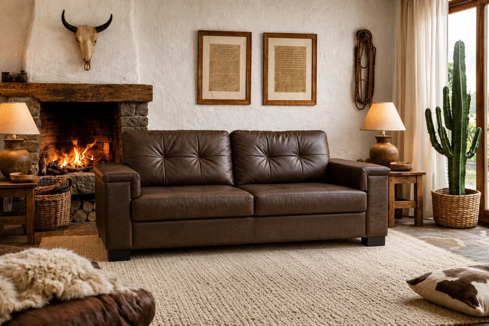 SOFA MALASIA 3 CUERPOS CH85140 en Marrón - Sillones y sofás, Uruguay | Alfa Ventas, vista 2