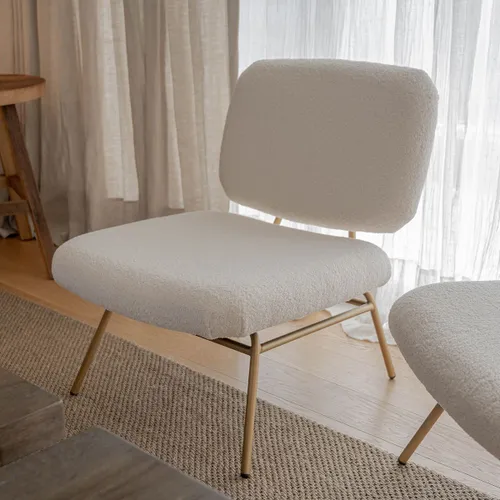 Butaca Nora Boucle en Off-white - Sillones y sofás, Uruguay | De Arcos
