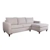 Sofá C/chaise Más De 4 Cuerpos Tela Natural-beige Napoli Beige en Beige - Sillones y sofás, Uruguay | Divino, vista 3 de 8