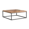 Mesa Ratona Madera-y-metal Natural-beige Dominique Natural en Multicolor - Mesas de living, Uruguay | Divino, vista 2 de 4