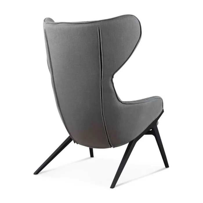 P22 Wingback Chair en Gris - Butacas, banquetas y puffs, Uruguay | Mad for Modern, vista 2