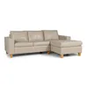 Rinconera Royale - Cuero Básico - Chaise Derecho - 519 (Beige) en Beige - Sillones y sofás, Uruguay | NYR, vista 1 de 5