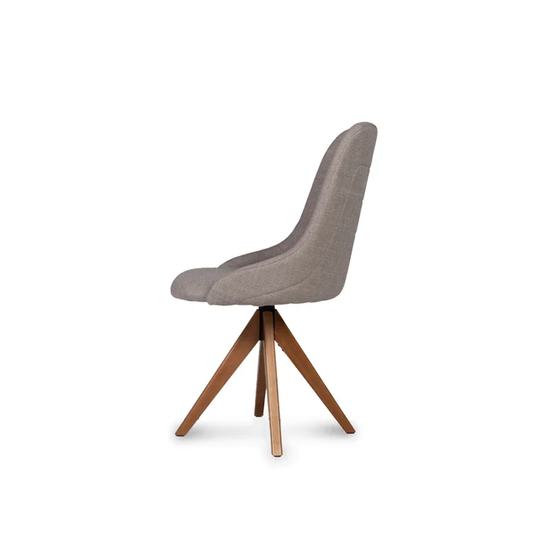 Silla Giratoria Valentina 143 - Tela Microfibra - A6 (Tostado) en Beige - Butacas, banquetas y puffs, Uruguay | NYR, vista 3