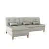 Sillón Cama con Chaise - Good - Gris Claro en Gris - Sillones y sofás, Uruguay | Ecowood, vista 1 de 3