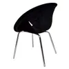 SILLA B189-5 TELA S9 Y PP BLACK 62X54X43HX80H en Negro - Sillas, Uruguay | Vinibel, vista 2 de 2