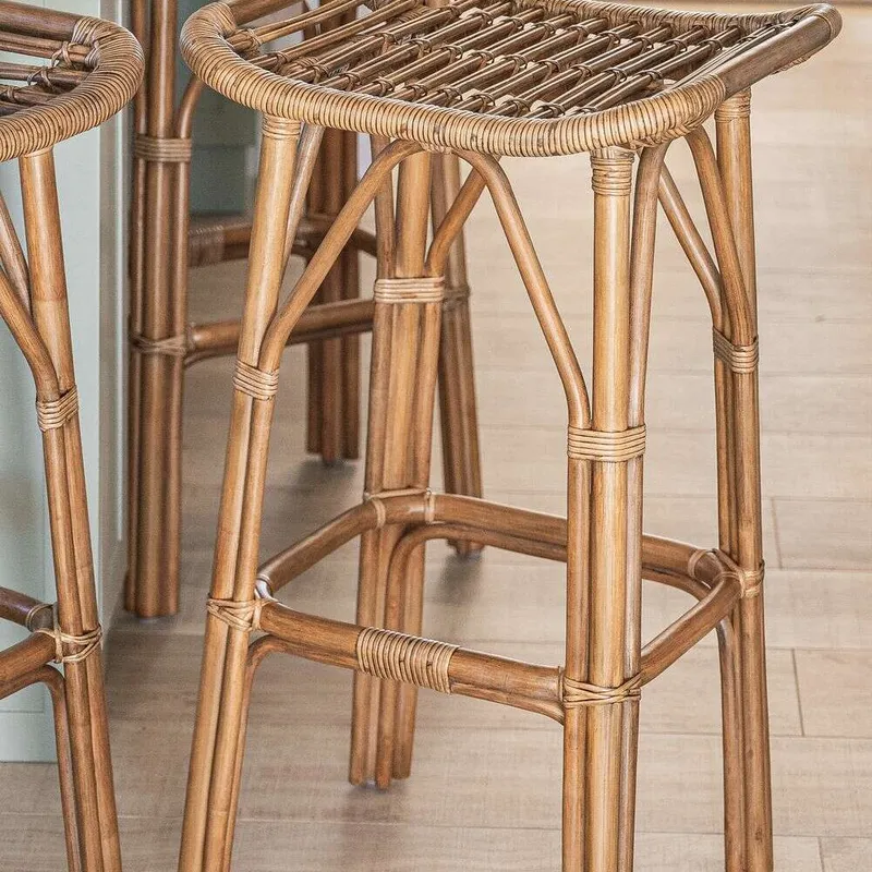 BANCO DE BAR - RATTAN - SIKA DESIGN - Sillas, Uruguay | La Iberica