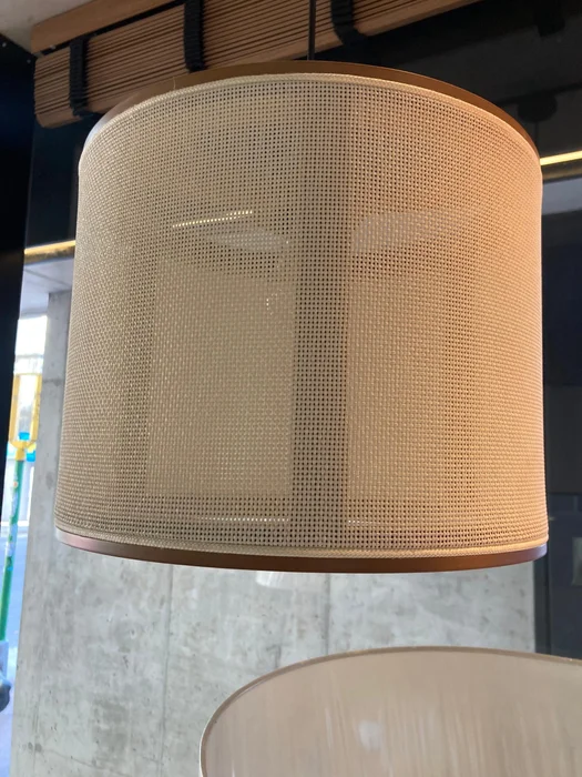 Lámpara Colgante Apollo Diam. 40 Castaño en Castaño / Cable: Negro – Material: Producidas en MDF con acabado marrón - Lámparas colgantes, Uruguay | Berna home, vista 3