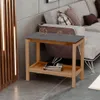 MESA LATERAL BARCELONA OAK/FERROLACK 2150 VZ - Mesas de living, Uruguay | Rosas Hermanos, vista 2 de 2