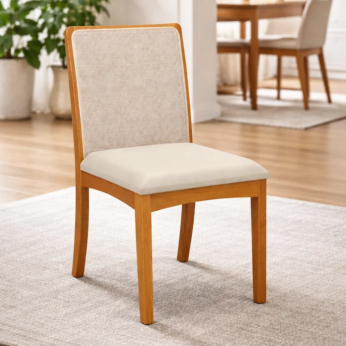 Silla Lara - Madera Maciza Ratan en Madera natural - Sillas, Uruguay | Balton, vista 2