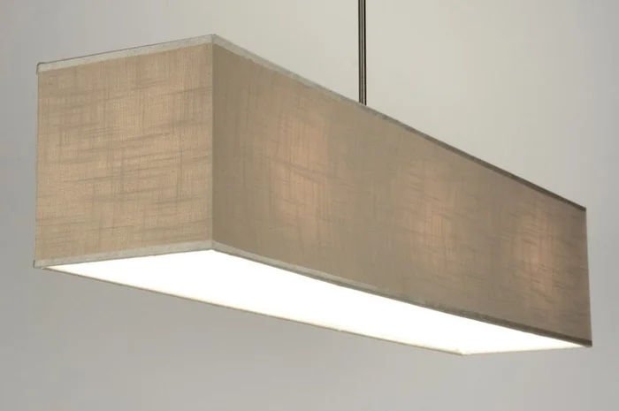 Colgante rectangular taupe en Beige - Lámparas colgantes, Uruguay | La Perla, vista 2