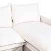 Sofa C/chaise 4 Cuerpos Tela Blanco Alaska en Blanco - Sillones y sofás, Uruguay | Divino, vista 3 de 3