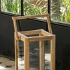 Fanal vidrio y madera G en Madera natural - Velas y Portavelas, Uruguay | De Arcos, vista 3 de 4