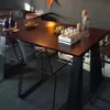 Mesa de comedor madera y hierro MONACO en Madera natural - Mesas de living, Uruguay | Simple Deco, vista 3 de 3