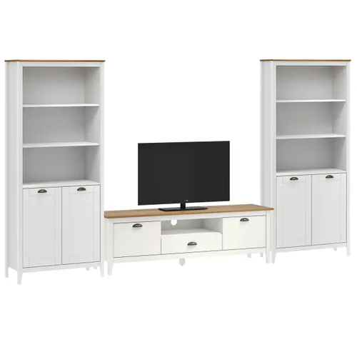 Modular para tv Linea Rivery en Multicolor - Muebles para TV, Uruguay | La Cueva Muebles