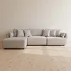 Sofá C/chaise Más De 4 Cuerpos Tela Natural-beige Amalfi Beige en Beige - Sillones y sofás, Uruguay | Divino, vista 1 de 6