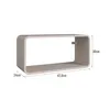 Cubo Roble – Linea Curve – Beige - Aparadores y recibidores, Uruguay | RM Muebles y Deco, vista 2 de 3