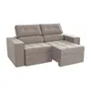 Sofá Reclinable Larus 3 Cuerpos 205 cm – Gris - Sillones y sofás, Uruguay | Berna home, vista 1 de 13