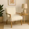 Butaca Ivory Faux en Blanco - Butacas, banquetas y puffs, Uruguay | La Cueva Muebles, vista 1 de 7