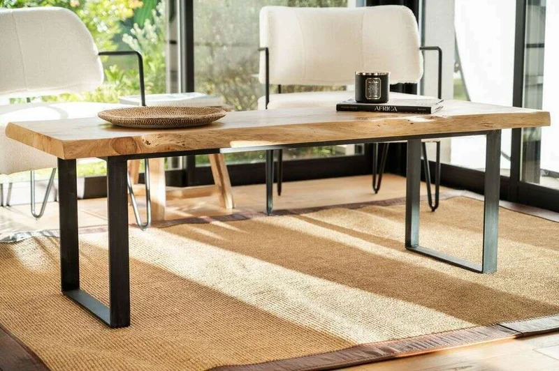 MESA TRONCO IRREGULAR - 1.45 X 0.50 en Madera natural - Mesas de living, Uruguay | La Iberica, vista 7