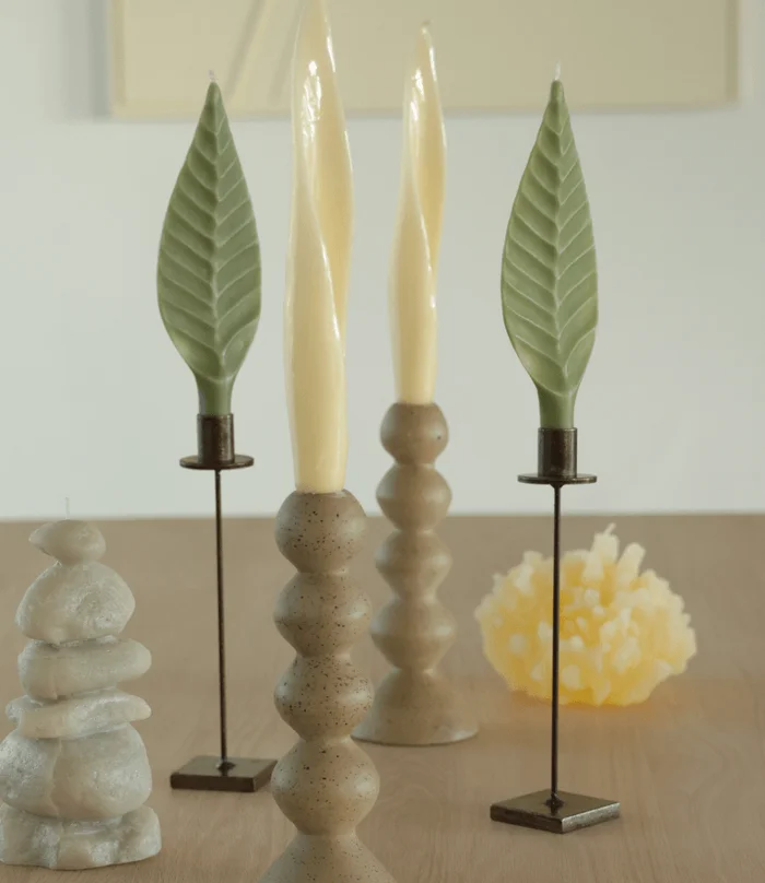 VELA CERABELLA HOJA en Verde - Velas y Portavelas, Uruguay | Masinfinito Casa, vista 2