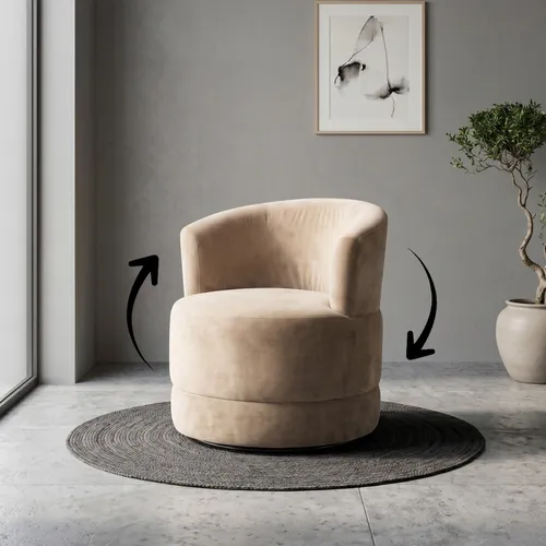 Poltrona Raquel - Moderna Hogar en Beige - Sillones y sofás, Uruguay | Moderna Hogar