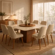 Combo de comedor Solva + 8 Sillas Kora en Mesa Josefina Blanca - Mesas de comedor, Uruguay | Casa Brava, vista 5