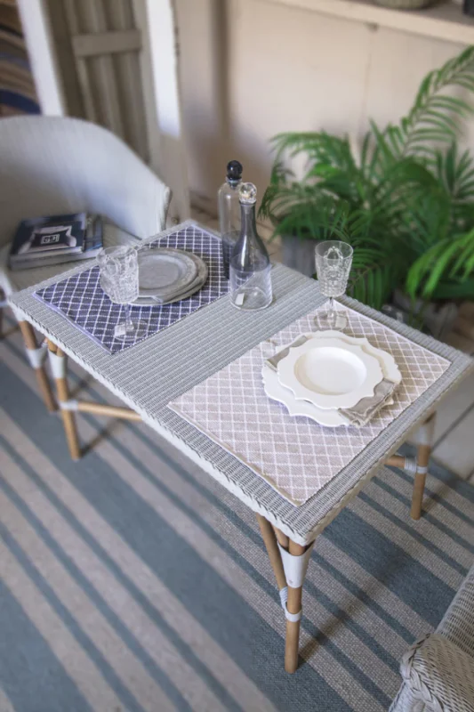 INDIVIDUAL ROMBOS BEIGE O GRIS - Textiles, Uruguay | Sentido Jose Ignacio, vista 5