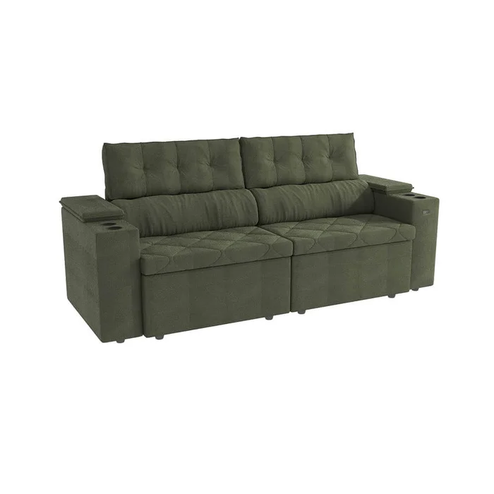 Sofa Otto 260CM - Retractil/Reclinable en Beige - Sillones y sofás, Uruguay | Balton, vista 22