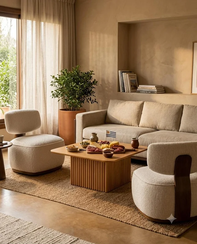 Mesa de Living de Madera Omega en Madera natural - Muebles, Uruguay | Indrana, vista 5