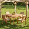 Mesa de Patio Madera de Eucalipto - Ipanema en Madera natural - Muebles para el exterior, Uruguay | Rústico Hogar, vista 2 de 2