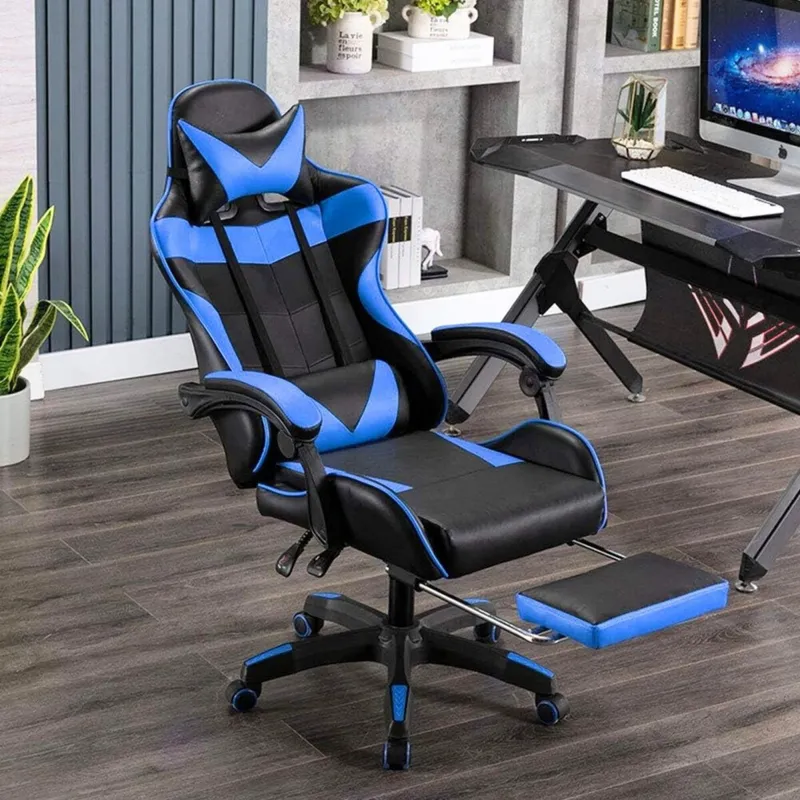 Silla Gamer Gaming Ergonomica Reclinable - PU - Rojo en Rojo - Sillas de escritorio, Uruguay | Rústico Hogar