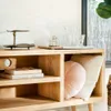 RACK / BIBLIOTECA BAJA BERNA - ALAMO MACIZO en Madera natural - Muebles para TV, Uruguay | La Iberica, vista 11 de 13