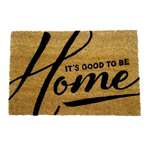 FELPUDO DE COCO 40x60CM H1.5CM ITS GOOD TO BE HOME - Textiles, Uruguay | Decohogar
