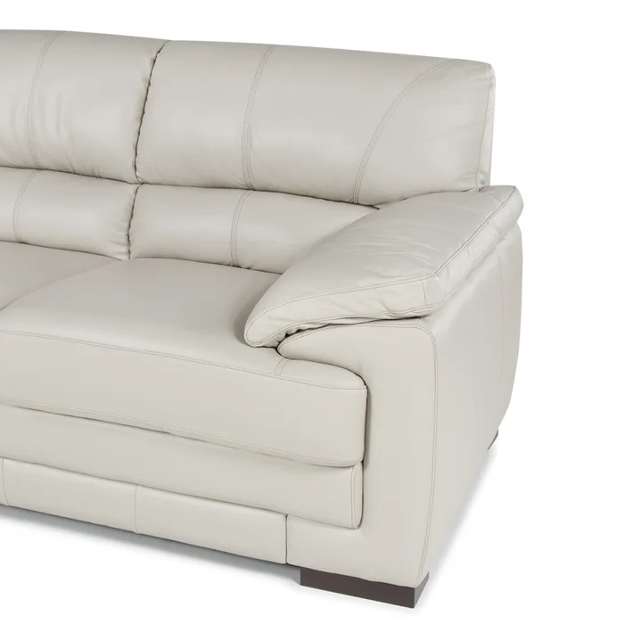 Sofá Oxford - Cuero Básico - 2 cuerpos - Arena - (Preventa) en Beige - Sillones y sofás, Uruguay | NYR, vista 3
