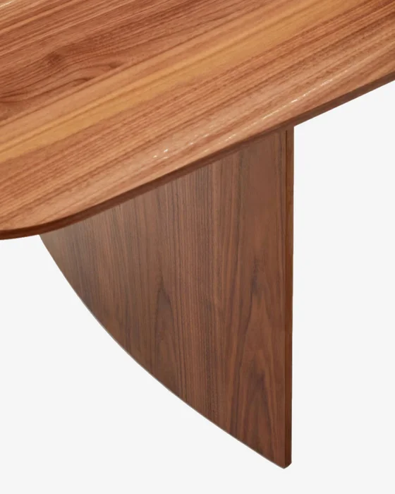 Mesa Litto de chapa de roble - de nogal 200 x 100 cm en Marrón - Mesas de comedor, Uruguay | Kavehome, vista 5