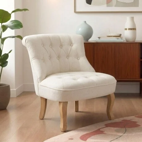 Butaca Luis XV - Beige en Beige - Butacas, banquetas y puffs, Uruguay | La Cueva Muebles, vista 11