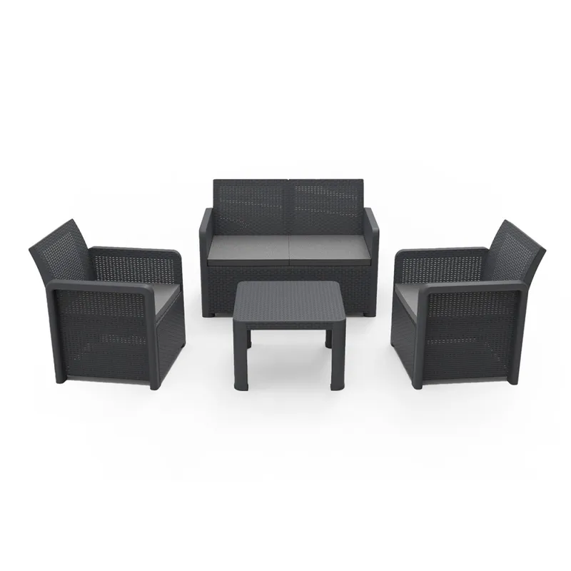 Juego De Jardín Modelo Azores Confort Grafito - Muebles para el exterior, Uruguay | Castro