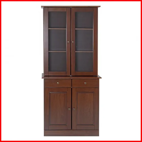 Cristalero 4 puertas – Agata en Marrón - Aparadores y recibidores, Uruguay | Punto Unión