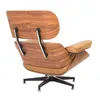 Butaca C/puff 1 Cuerpo Cuero-100-natural Marron Eames Camel en Beige - Sillones y sofás, Uruguay | Divino, vista 4 de 9