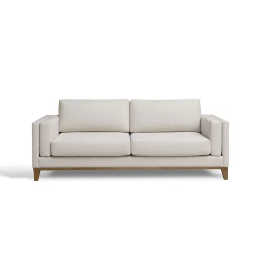 Sillón 3 Cuerpos Tela-premium Blanco Luxor Premium Easy Clean Hueso en Beige - Sillones y sofás, Uruguay | Divino