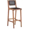 BANQUETA ALTA TRACO CUERDA NEGRA 40x46x106/75CM JATOBA - Muebles para el exterior, Uruguay | Vinibel, vista 1 de 7