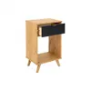 Mesa De Luz 1 Cajón Madera Maciza - Línea Berlín - Mesas de luz, Uruguay | Ecowood, vista 3 de 6