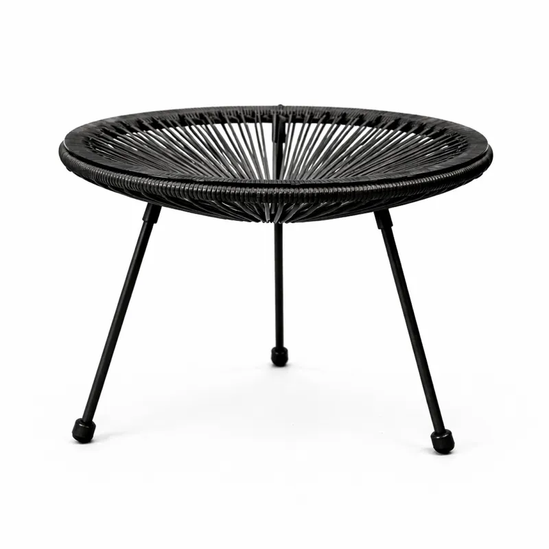 Mesa Living Acapulco - Negro en Negro, Uruguay | Indian