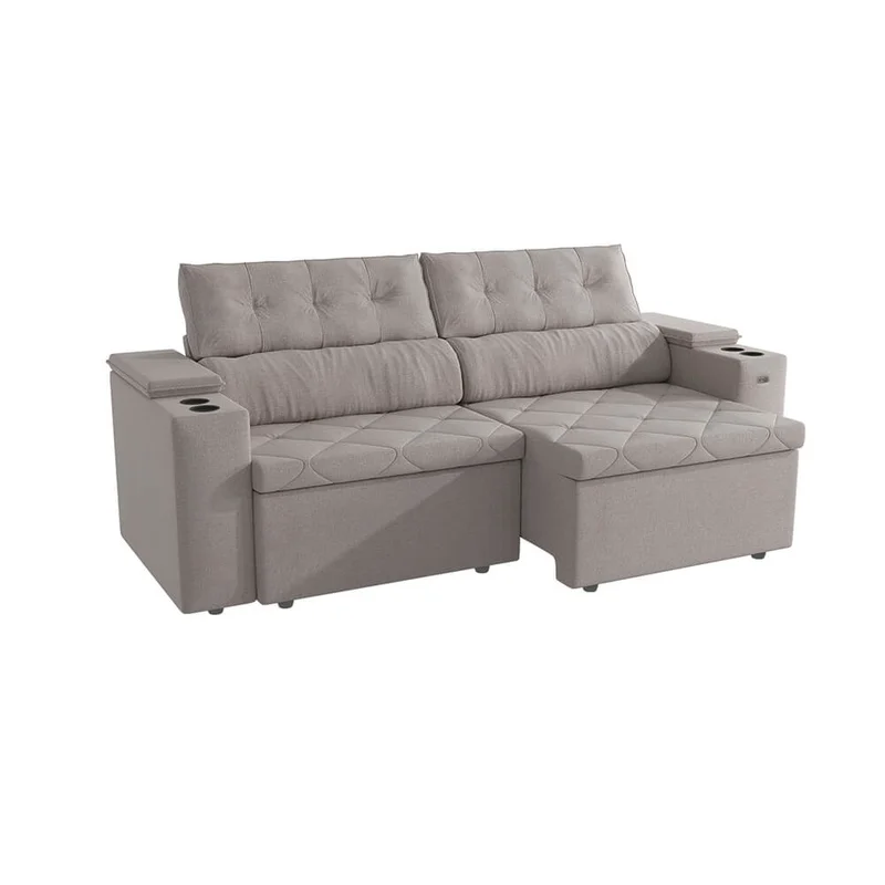 Sofa Otto 260CM - Retractil/Reclinable en Beige - Sillones y sofás, Uruguay | Balton, vista 15