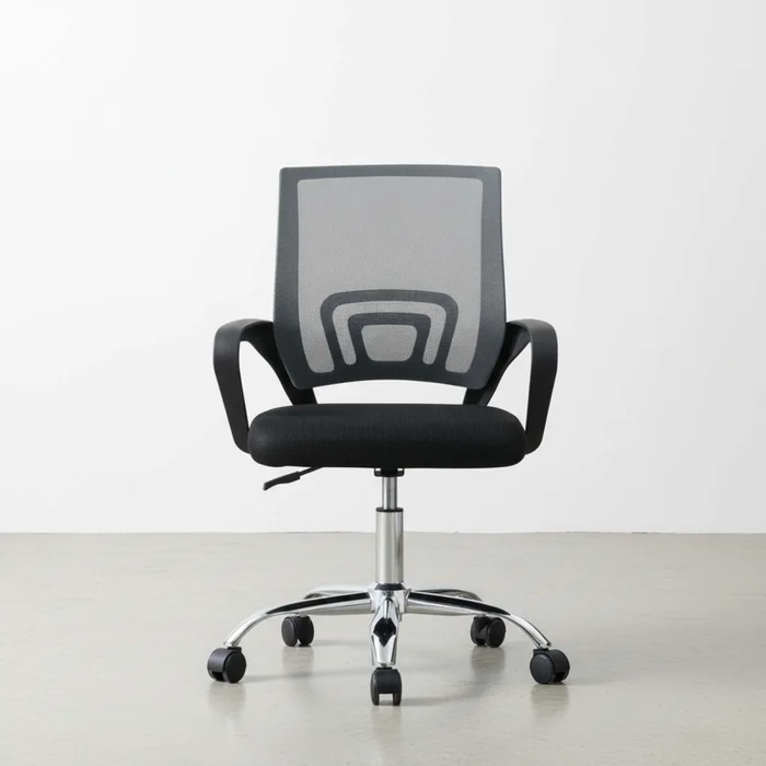 Silla De Escritorio Malla Gris Hy-520p en Gris - Escritorios y sillas de escritorio, Uruguay | Divino