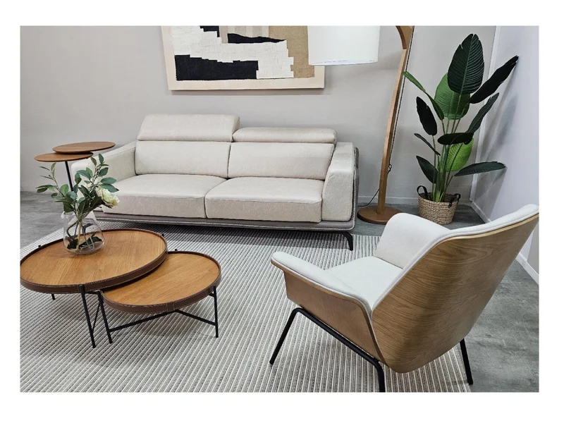 Butaca FATIMA - Beige en Beige - Butacas, banquetas y puffs, Uruguay | Finkel, vista 3