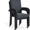 Silla apilable GUDHJEM negro en Negro - Muebles para el exterior, Uruguay | JYSK, vista 5 de 5