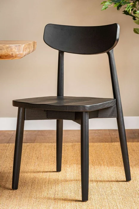 SILLA MICK - OLMO NEGRA en Negro - Sillas, Uruguay | La Iberica