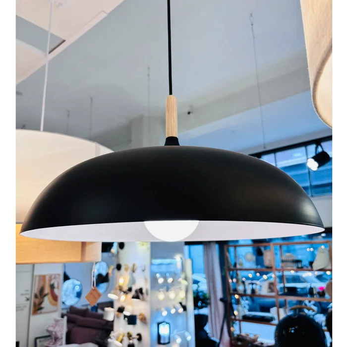 Lampara de techo Hudson en Negro - Lámparas colgantes, Uruguay | Alta Gracia Deco, vista 4
